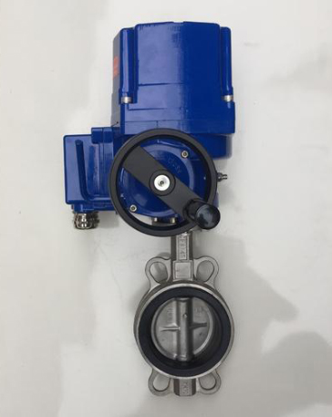 對夾式電動蝶閥